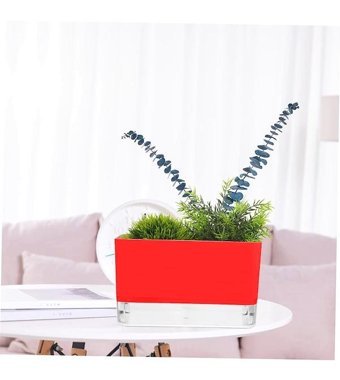 Montesev Happy Vase Akıllı Çiçek Saksı Kırmızı