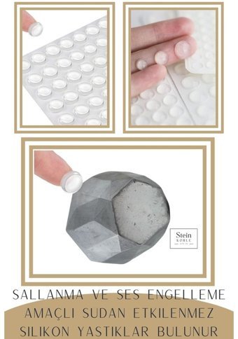 Evene Büyük Boy 3 Adet Spiral Oval Model Saksı Altın