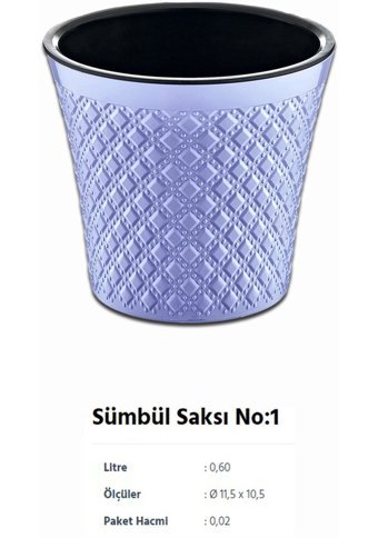 Montesev Sümbül Çiçek 0.60 lt Saksı Soft Lila