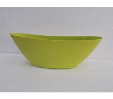 Asenya Plastik 3 Adet 32 lt Kayık Saksı Fıstık Yeşil