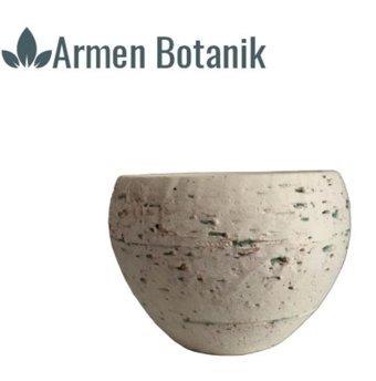 Armen Botanik Antik Görünümlü Eskitme Toprak Saksı Çok Renkli