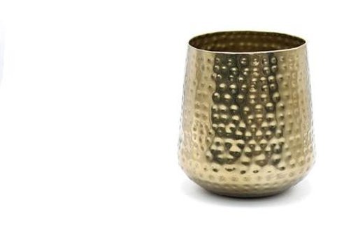 Greenmall Lason Metal Altın Büyük Boy Saksı