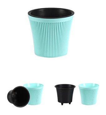 Holıday 1.2 lt Yuvarlak Saksı Beyaz