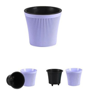 Holıday 1.2 lt Yuvarlak Saksı Beyaz