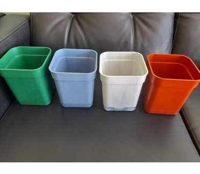 Taş Starlıgth 5 Adet Gövde Saksı Açık Kahverengi