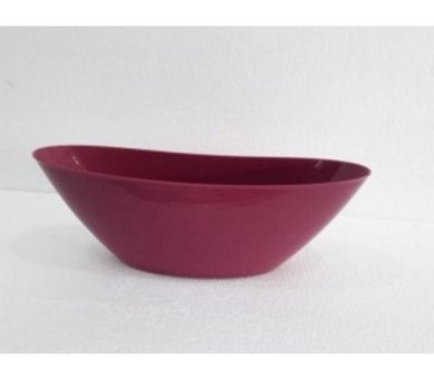Asenya Plastik 7.5 lt Kayık Saksı Vişne