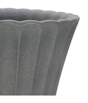 Dekorsende Plastik Konik Saksı Gri