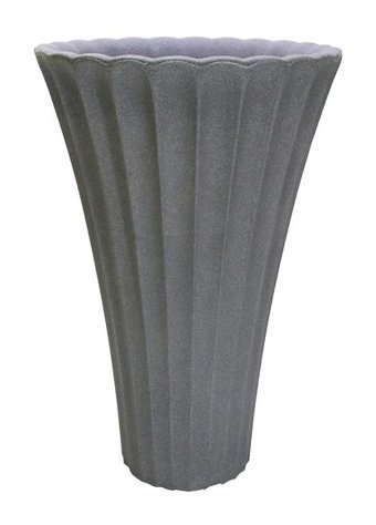 Dekorsende Plastik Konik Saksı Gri