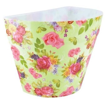 House2Home Plastik Güllü Duvar Saksı Yeşil