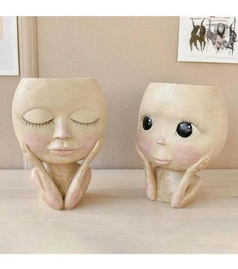 Florada Iskandinav Stil Yeni Model 2 Adet Büyük Boy Saksı