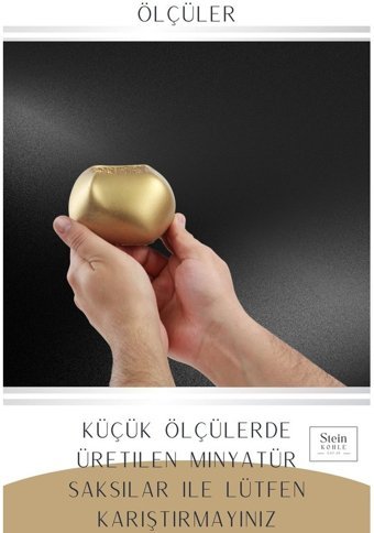 Evene Dekoratif Kaktüs Spiral Oval Model Saksı Altın