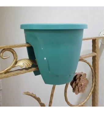 Asenya Plastik 3 Adet 7.5 lt Saksı Yeşil