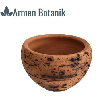 Armen Botanik Antik Görünümlü Eskitme Toprak Saksı