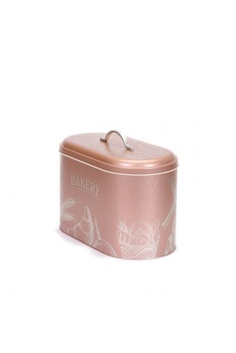 Evle Kapaklı Rose Gold Ekmek Kutusu