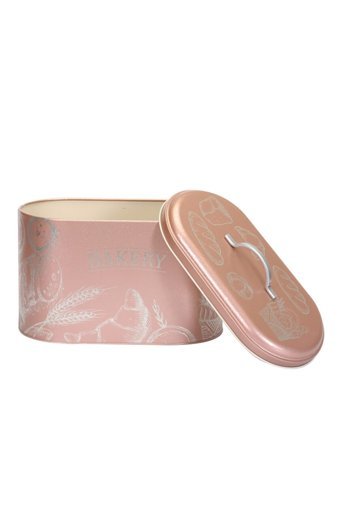 Evle Kapaklı Rose Gold Ekmek Kutusu