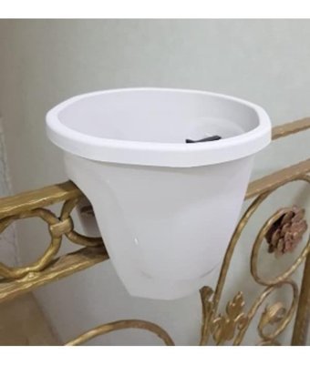 Asenya Plastik 3 Adet 7.5 lt Saksı Krem