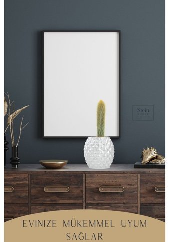 Evene Büyük Boy Ananas Model Saksı Gümüş