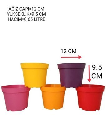 Tuğel Flowers 28 Adet 0.44 lt Saksı