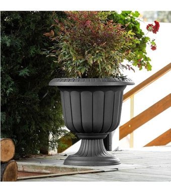 Serinova Nergiz 25.3 lt Saksı Antrasit