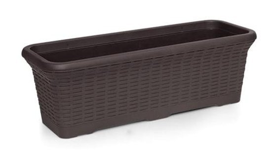 Hiper Hasır Balkon Askılı 6.5 lt Saksı Kahverengi