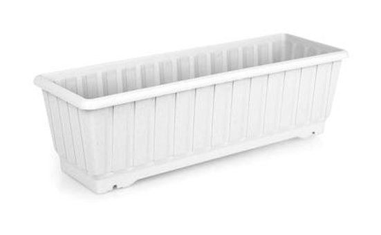 Hiper Klasik Balkon 7.4 lt Saksı Beyaz