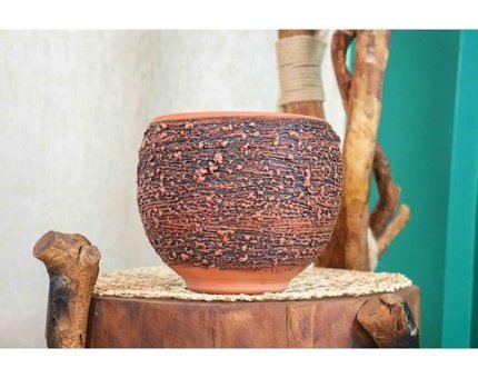 Bitkitasarimi Püskürtme Model Terracota Toprak Saksı