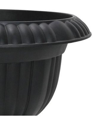 Dekorsende Plastik Kupa Saksı Siyah