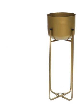 Greenmall Superbia Ayaklı Metal Orta Boy Saksı