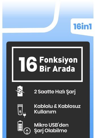 Goldmaster GM-9115 Islak Kablosuz Tıraş Makinesi