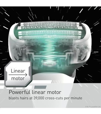 Panasonic ES-SWLT2-W Star Wars Stormtrooper Tasarımı Islak Kablosuz Tıraş Makinesi