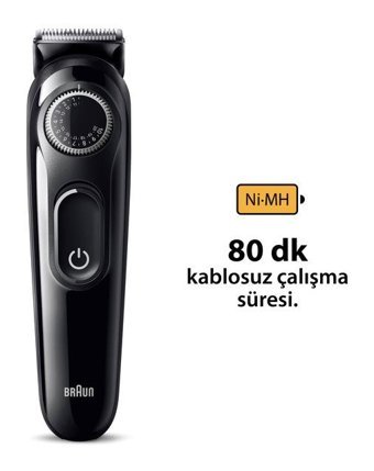 Braun BT-3420 Sakal Kuru Kablosuz Tıraş Makinesi