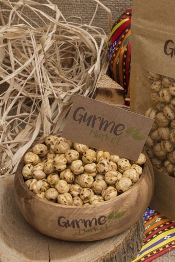 Gurme Market Denizli Kavrulmuş Tuzsuz Çıtır Sarı Leblebi 500 gr