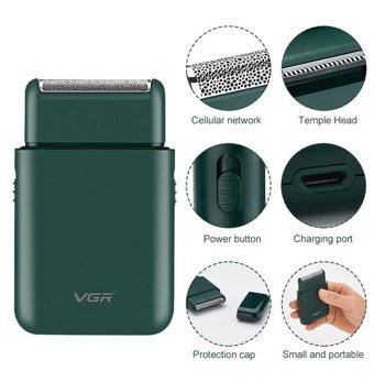 VGR V-390 Islak Kablosuz Tıraş Makinesi