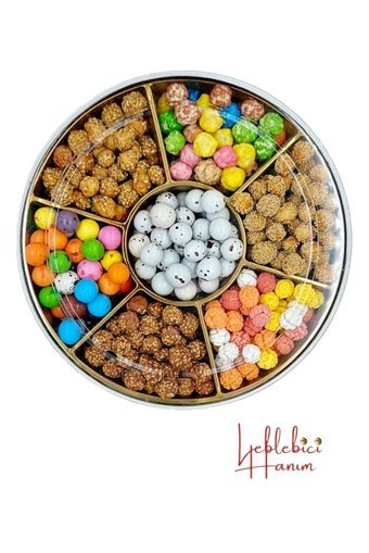 Leblebici Hanım çorum Kavrulmuş Tuzsuz Çıtır - Susamlı Beyaz Leblebi 400 gr
