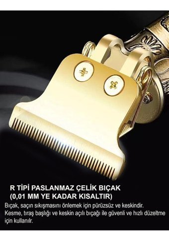 Smartblue HK-34 Saç Sakal Kuru Kablosuz Tıraş Makinesi