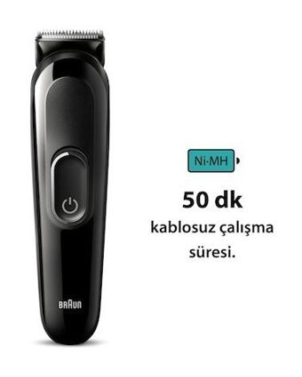 Braun MGK-3420 Islak Kablosuz Tıraş Makinesi