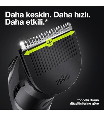 Braun BT-3322 Saç Sakal Kuru Kablosuz Tıraş Makinesi
