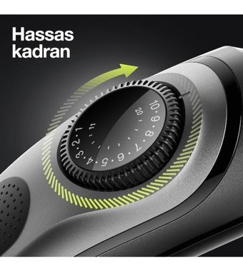 Braun BT-3322 Saç Sakal Kuru Kablosuz Tıraş Makinesi
