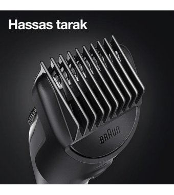 Braun BT-3322 Saç Sakal Kuru Kablosuz Tıraş Makinesi