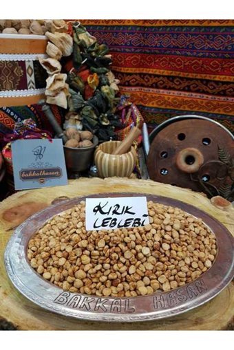Bakkal Hasan Denizli Kavrulmuş Tuzsuz Kırık Çıtır Beyaz Leblebi 250gr