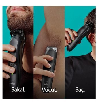 Braun MGK-7470 Saç Sakal Islak Kablosuz Tıraş Makinesi