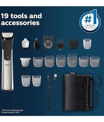 Philips Norelco Multigroom Serisi 7000 MG7910/49 Islak Kablosuz Tıraş Makinesi