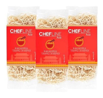 Chefline Asia Yumurtalı Çin Eriştesi 3x350 gr