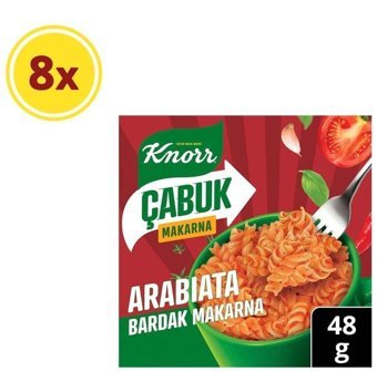 Knorr Çabuk Bardak Arabiata Makarna 8x48 gr