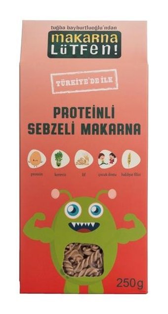 Makarna Lütfen! Proteinli Sebzeli Bebek Makarna 250 gr