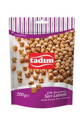 Tadım Denizli Çifte Kavrulmuş Tuzsuz Çıtır Sarı Leblebi 200 gr