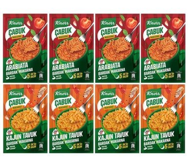 Knorr Çabuk Bardak Karışık Makarna 8x48 gr