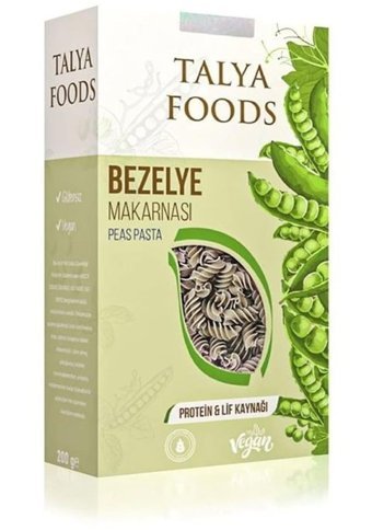 Talya Foods Glutensiz Bezelyeli Burgu Makarna 200 gr