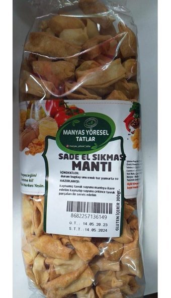Manyas Yöresel Tatlar El Yapımı Mantı 300 gr