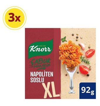 Knorr Çabuk Bardak xl Napoliten Soslu Makarna 3x92 gr